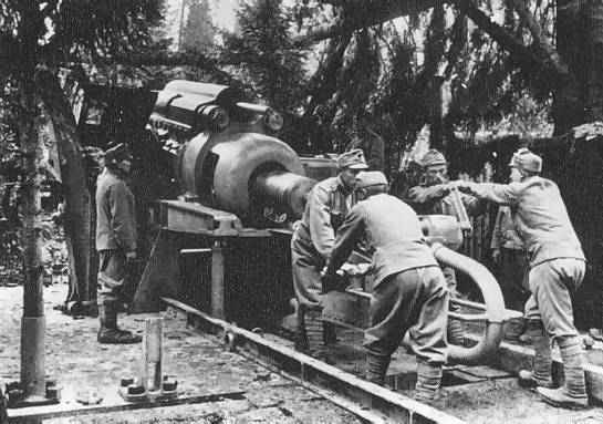 Австро-венгерские крупнокалиберные орудия Первой мировой войны