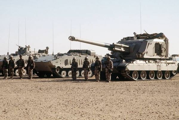 Самоходная артиллерийская установка AMX AuF1 (Франция)