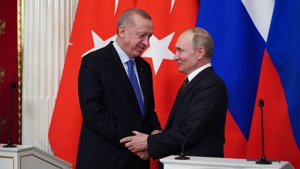 В Турции сообщили о телефонном разговоре Путина и Эрдогана<br />

